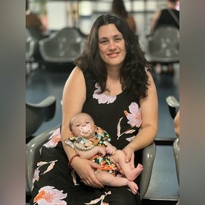 Black pink flower tank dress